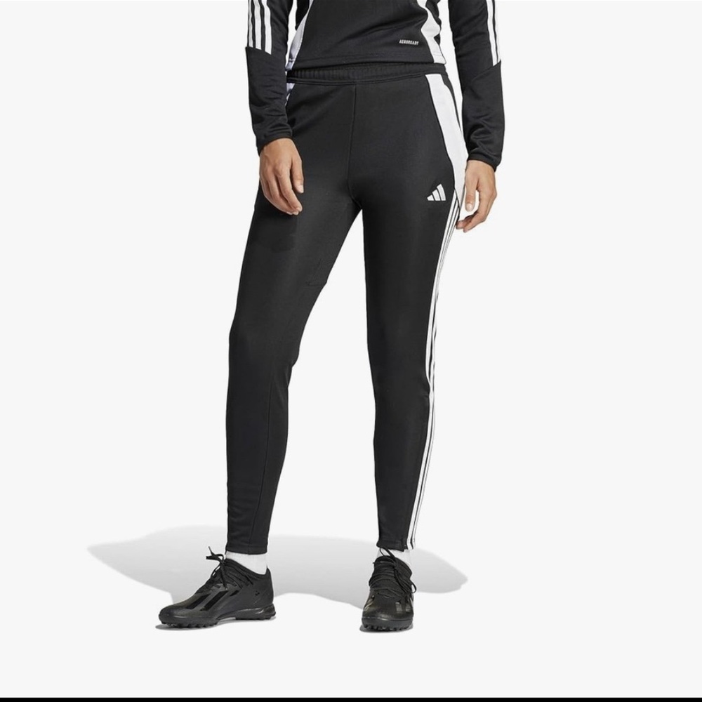 adidas Black and White soccer Pants